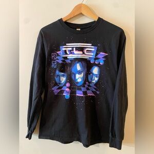TLC tour tee, 2023, Black and Purple Ultra Cotton Shirt